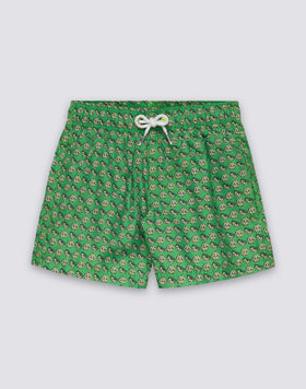 MAILLOT DE BAIN COURT À TAILLE ÉLASTIQUE REPREVE® AVEC IMPRIMÉ FRUIT FIESTA