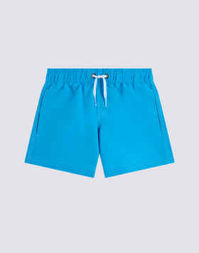 MAILLOT DE BAIN ENFANT COURT À TAILLE ÉLASTIQUE ICONIC TAFFETA