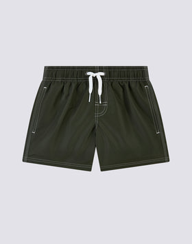 BAÑADOR NIÑO CORTO CON CINTURA ELÁSTICA ICONIC TAFFETA