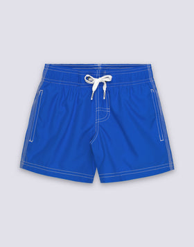 MAILLOT DE BAIN ENFANT COURT À TAILLE ÉLASTIQUE ICONIC TAFFETA
