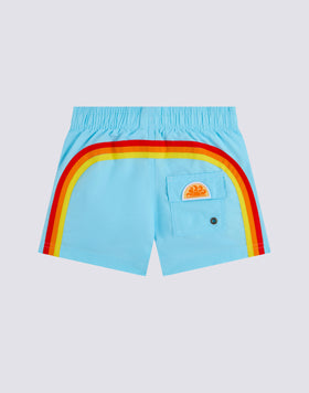 BAÑADOR NIÑO CORTO CON CINTURA ELÁSTICA ICONIC TAFFETA