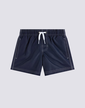 BAÑADOR NIÑO CORTO CON CINTURA ELÁSTICA ICONIC TAFFETA