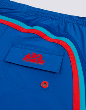 MAILLOT DE BAIN COURT À TAILLE ÉLASTIQUE STRETCH