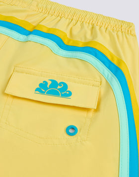 MAILLOT DE BAIN COURT À TAILLE ÉLASTIQUE STRETCH