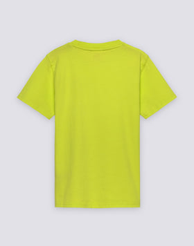 T-SHIRT ENFANT À MANCHES COURTES AVEC POCHE ET LOGO SUR LE DEVANT
