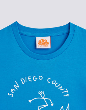 CAMISETA CON ESTAMPADO DEL CONDADO DE SAN DIEGO