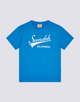 T-SHIRT WITH BASEBALL-STYLE PRINT