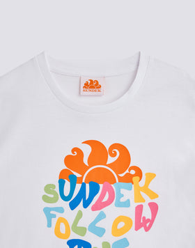 T-SHIRT AVEC IMPRESSION MULTIPOP COLORÉE