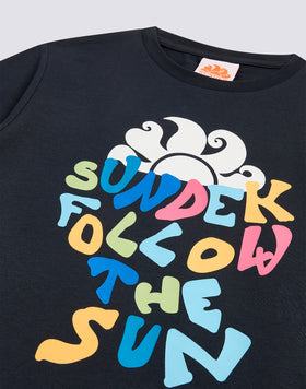 T-SHIRT CON STAMPA COLORATA MULTIPOP