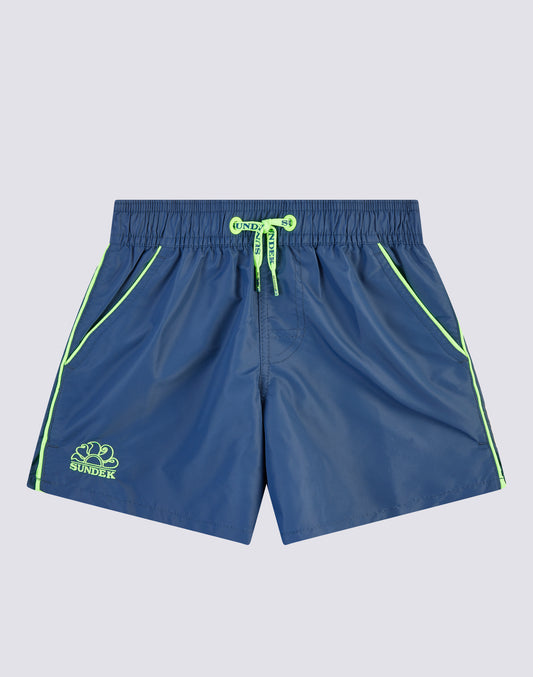 SHORT DE BAIN À TAILLE ÉLASTIQUE