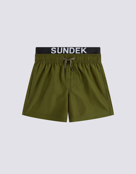 COSTUME DA BAGNO CON ELASTICO LOGO LIGHT POLY
