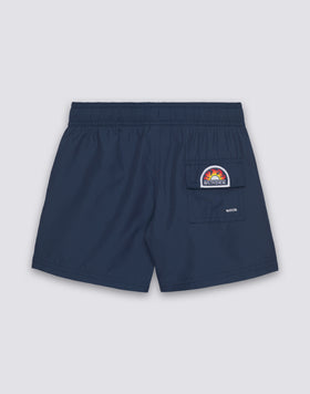 MAILLOT DE BAIN POUR ENFANT EN POLYESTER RECYCLÉ REPREVE® AVEC DÉTAILS TRICOLORES