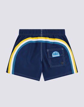 BAÑADOR NIÑO CORTO CON CINTURA ELÁSTICA ICONIC TAFFETA