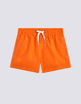 MAILLOT DE BAIN GARÇON ICONIQUE EN TAFFETAS TAILLE COURTE ÉLASTIQUE