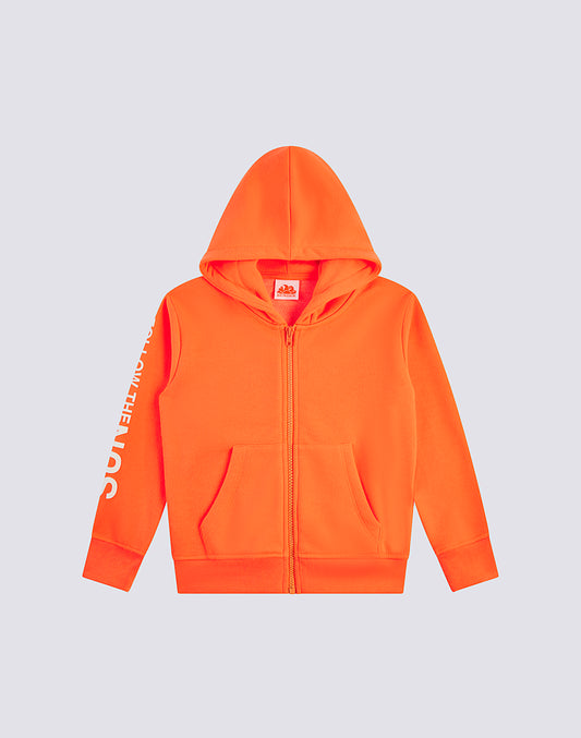SUDADERA CON CAPUCHA Y CREMALLERA