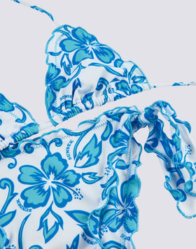 GIRL'S HIBISCUS PRINT BIKINI SK23