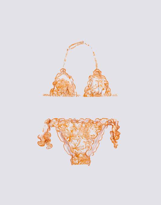 FLEUR DE JOIE PRINT MINI BIKINI