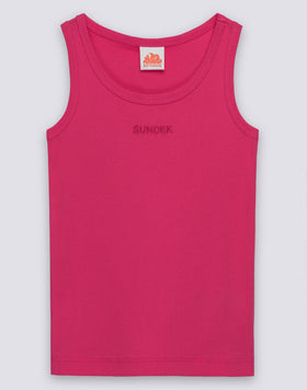CAMISETA DE MANGA CORTA DE PUNTO CON LOGOTIPO BORDADO