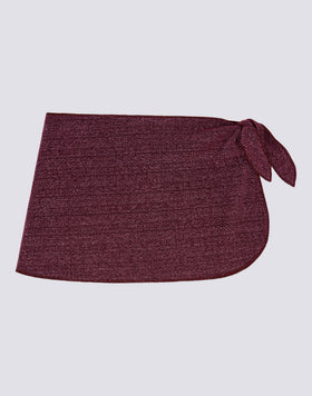 MINI PARE-TOUT POUR FILLE EN LUREX FRONCÉ