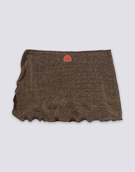 MINI PARE-TOUT POUR FILLE EN LUREX FRONCÉ