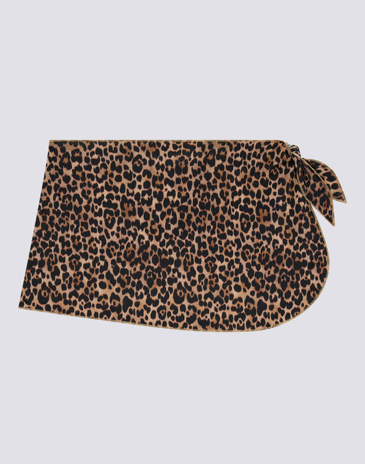 PARÉO POUR FILLE AVEC IMPRIMÉ LÉOPARD