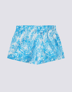 SHORT STRETCH IMPRIMÉ FLEUR DE JOIE