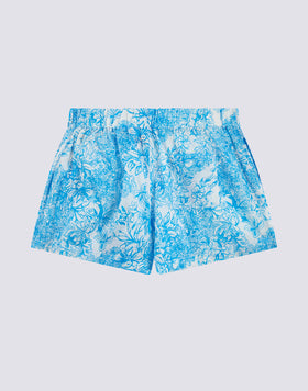 SHORT STRETCH IMPRIMÉ FLEUR DE JOIE
