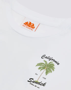 CAMISETA DE NIÑA CON ESTAMPADO MAXI EN LA ESPALDA