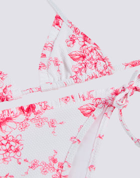 MINI BIKINI WITH ROSE DE JOIE PRINT