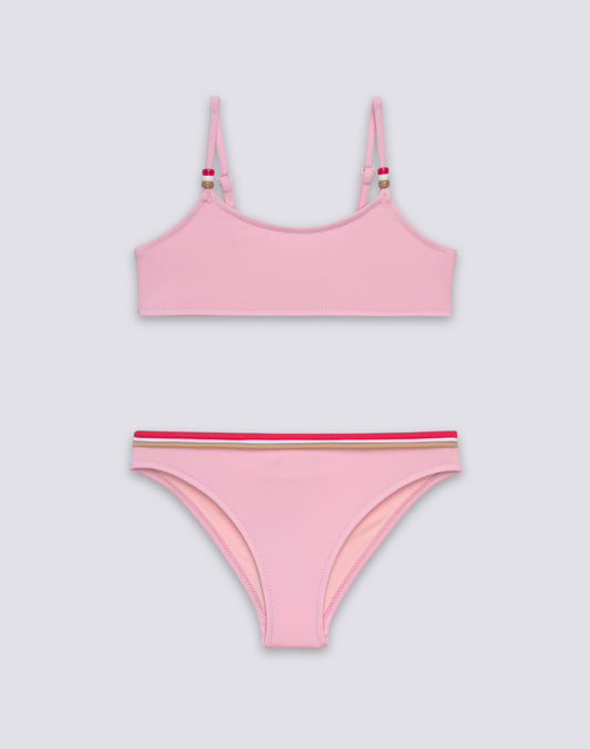 BIKINI BAMBINA TOP REGOLABILE E SLIP FISSO