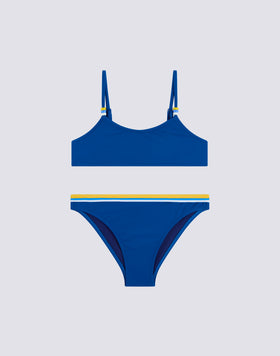 GIRLS' BIKINI WITH ADJUSTABLE TOP AND FIXED BOTTOMS