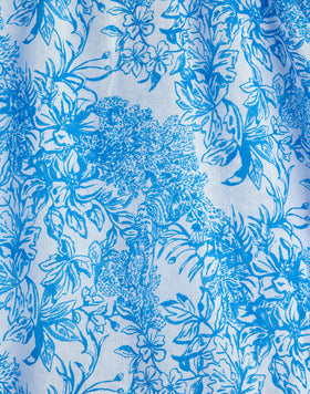 SLEEVELESS DRESS WITH FLEUR DE JOIE PRINT