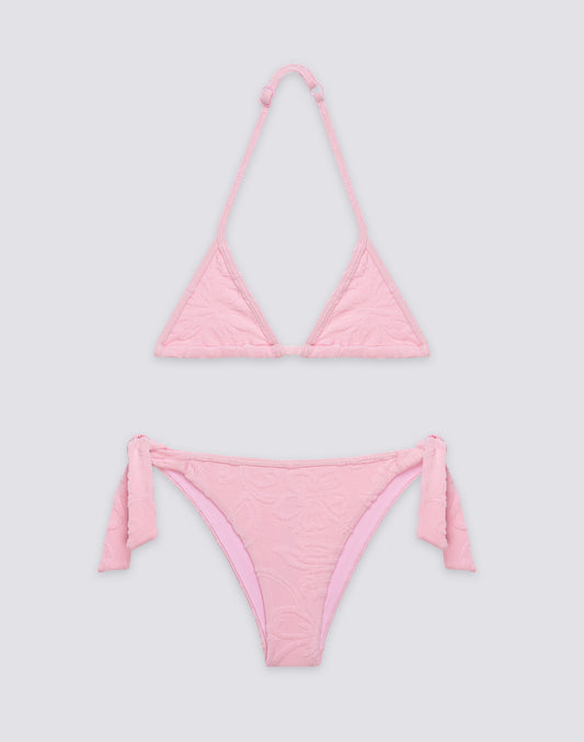 MINI BIKINI IN SPUGNA JACQUARD CON MOTIVO SK23