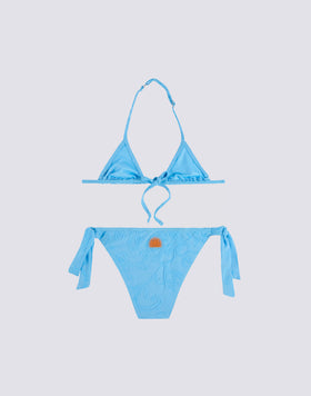 JACQUARD TERRY CLOTH MINI BIKINI WITH SK23 PATTERN