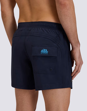 COSTUME DA BAGNO UOMO CORTO VITA ELASTICATA GOLDENWAVE TINTA UNITA 4WAY STRETCH