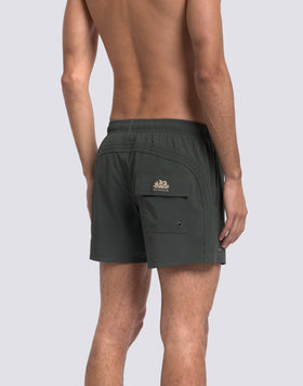 COSTUME DA BAGNO UOMO CORTO VITA ELASTICATA GOLDENWAVE TINTA UNITA 4WAY STRETCH