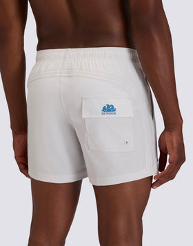 COSTUME DA BAGNO UOMO CORTO VITA ELASTICATA GOLDENWAVE TINTA UNITA 4WAY STRETCH