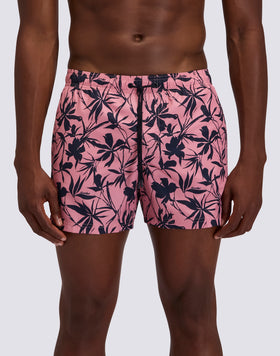 COSTUME DA BAGNO UOMO CORTO GOLDENWAVE STAMPA DARK ROSE