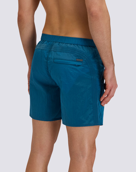 BAÑADOR LARGO PARA HOMBRE GOLDENWAVE CON CINTURA SEMIELÁSTICA DE NYLON RIPSTOP