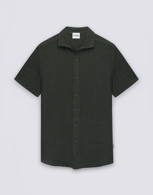 CAMICIA UOMO IN LINO A MEZZE MANICHE