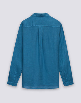 CAMICIA DA UOMO IN LINO TINTO CAPO
