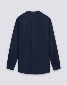 CHEMISE MANDARINE POUR HOMME EN LIN TEIN EN PIÈCE