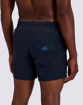 COSTUME DA BAGNO UOMO CORTO VITA ELASTICATA GOLDENWAVE TINTA UNITA NYLON TASLAN COTTON TOUCH