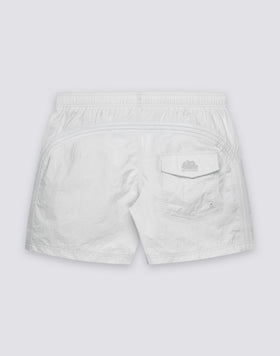 GOLDENWAVE MEN'S SHORT SWIMSUIT WITH ELASTIC WAIST, SOLID COLOR, NYLON TASLAN, COTTON TOUCH