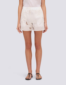 SHORTS DONNA VITA ELASTICA IN SANGALLO