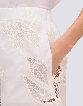 SHORTS DONNA VITA ELASTICA IN SANGALLO