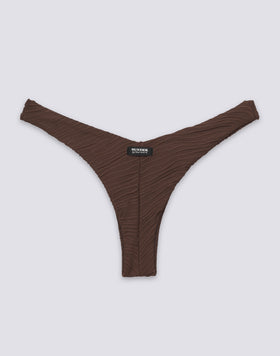 LOREN - SLIP DE BIKINI À TAILLE HAUTE ET COUPE ÉCLAIRÉE
