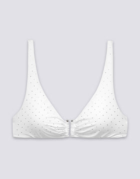HAUT DE MAILLOT DE BAIN BRALETTE AVEC STRASS