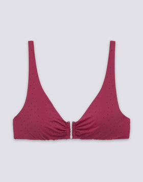 HAUT DE MAILLOT DE BAIN BRALETTE AVEC STRASS