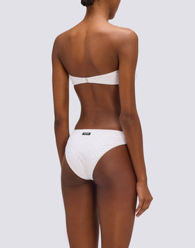 HAUT DE BIKINI BANDEAU AVEC STRASS